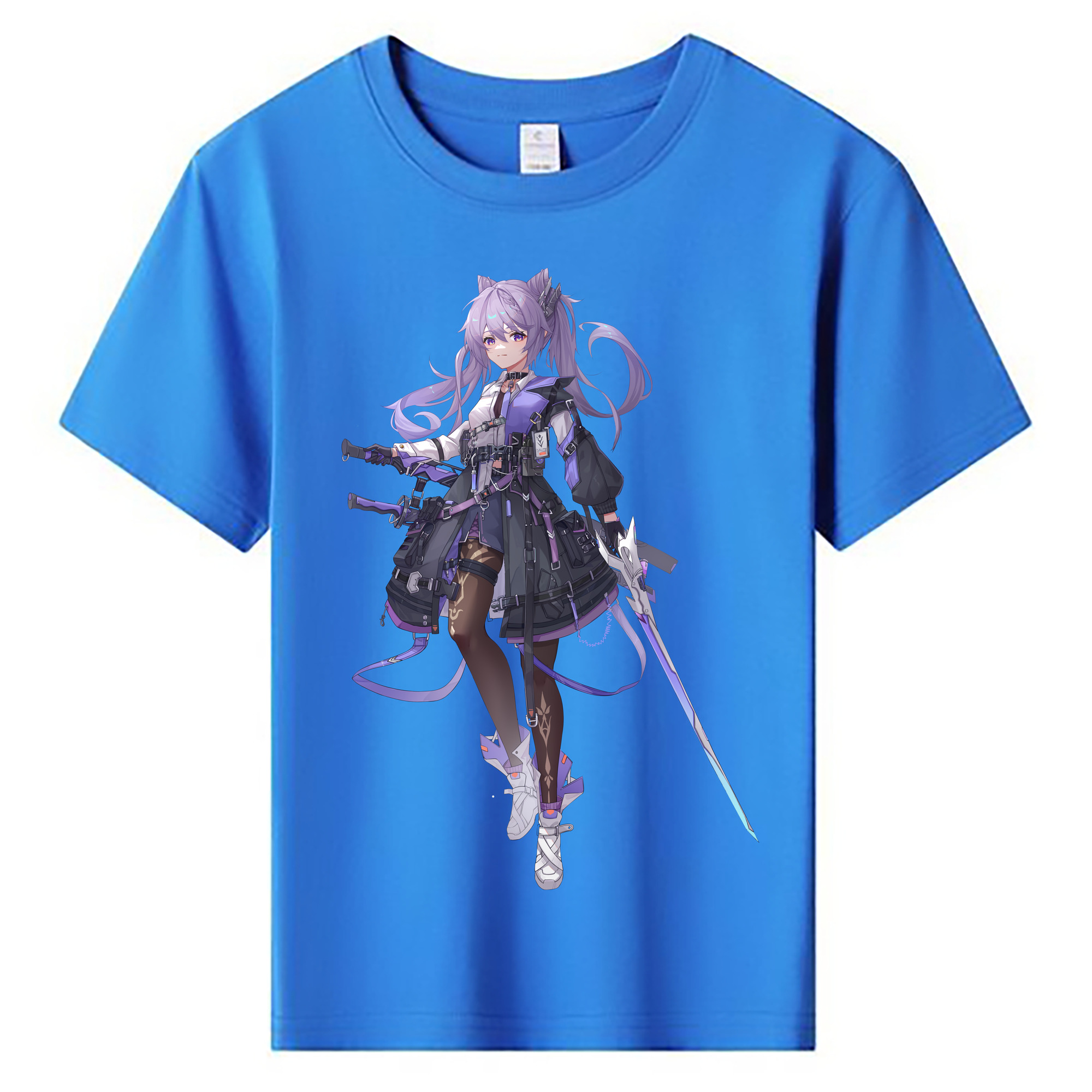 げんし神 刻晴 こくせい genshin Kokusei 綿100％キッズTシャツ（フロントプリント）